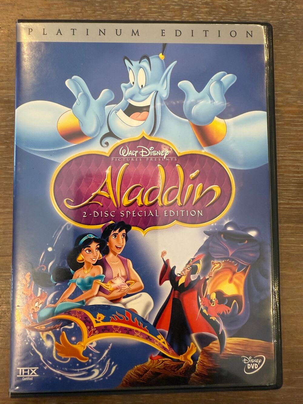 Walt Disney Aladdin 2 disc special edition platinum edition dvd THX